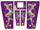 Cabinet Decal Set for The Machine: Bride of Pinbot (purple)