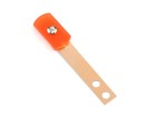 Target orange transparent, schmal