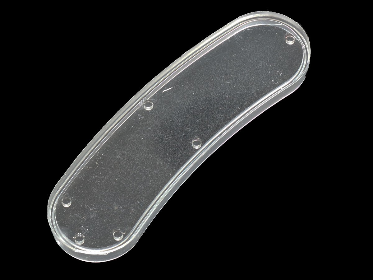 Insert 3 1/2 x 1" hotdog, clear transparent