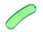 Insert 3 1/2 x 1" hotdog, lime transparent