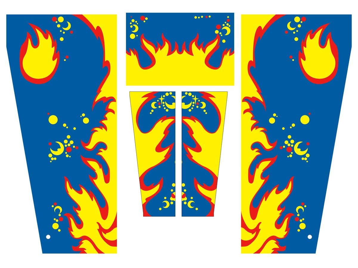 Cabinet Decal Set for Fireball