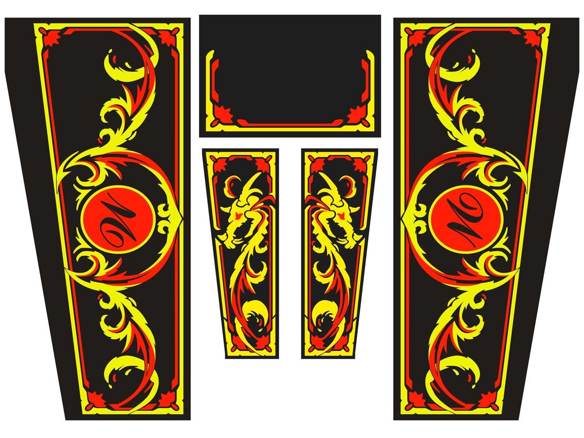 Cabinet Decal Set for Sorcerer