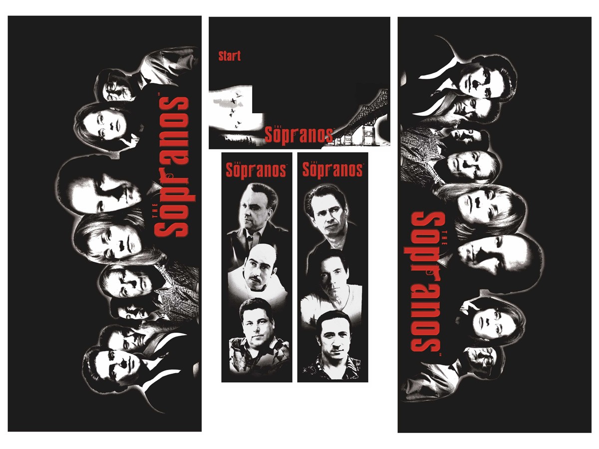 Cabinet Decal Set für The Sopranos