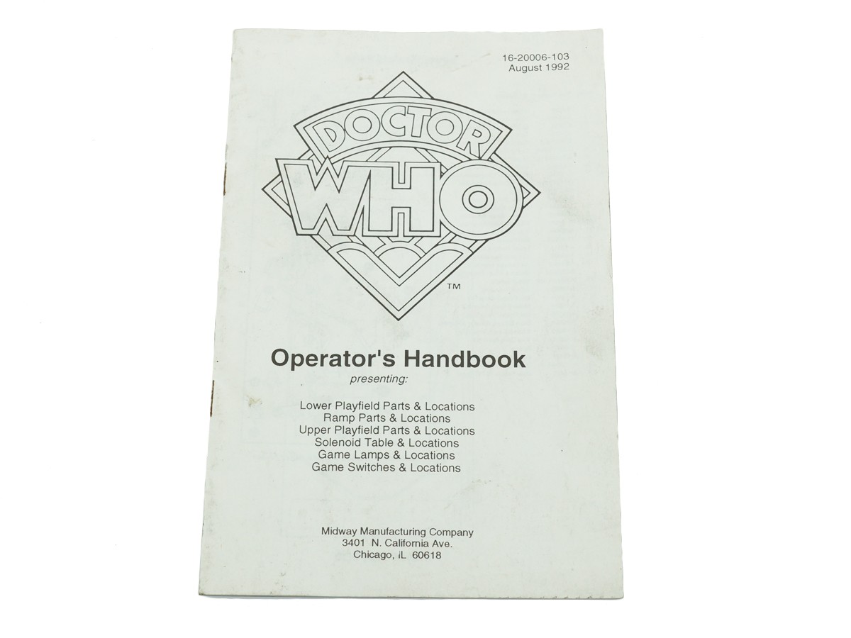 Doctor Who Operators Handbook, Midway - original