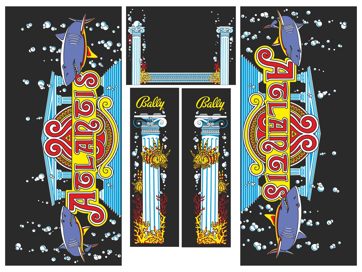 Cabinet Decal Set for Atlantis