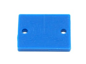 Rubber Bumper Pad 0.88" x 1.13" x 0.13", blue