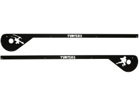 Side Rails for Teenage Mutant Ninja Turtles, Stern, 2 Piece Set