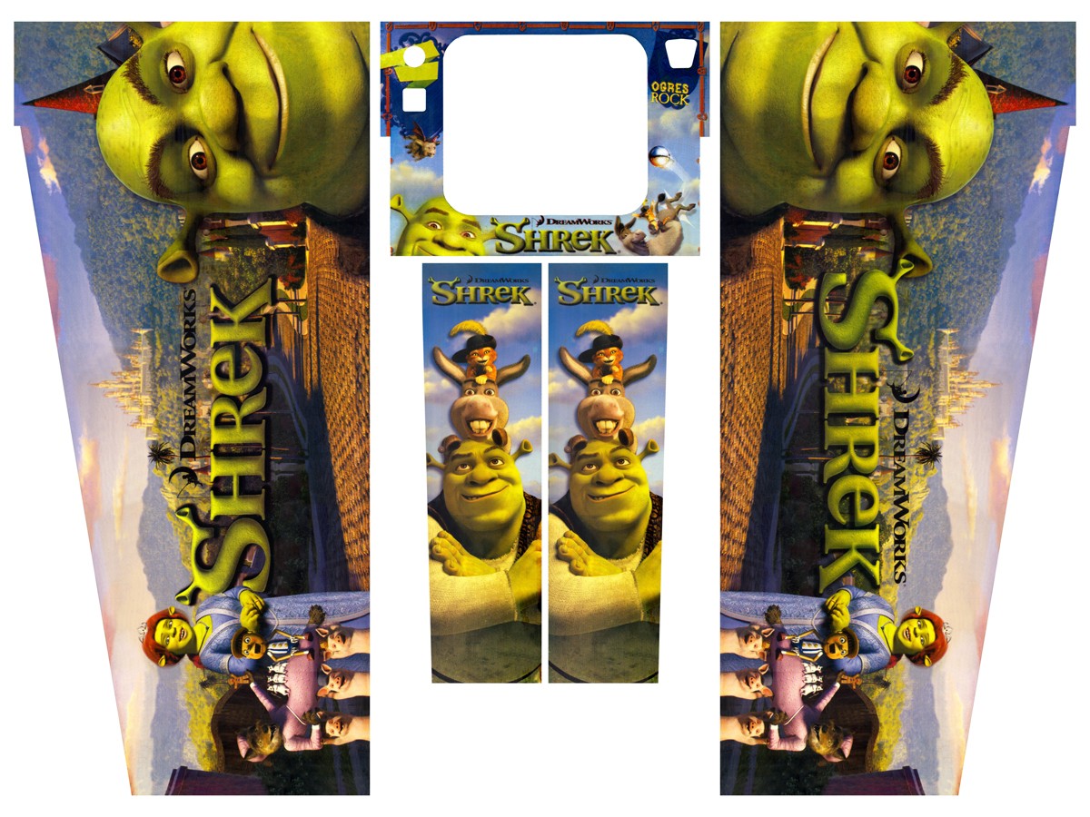 Cabinet Decal Set for Shrek