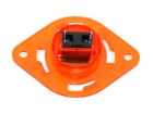 Lamp base Flasher Dome twist, orange transparent