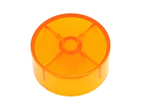 Ball saver cap, orange transparent