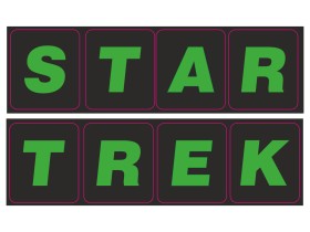 Target Decals für Star Trek, Data East