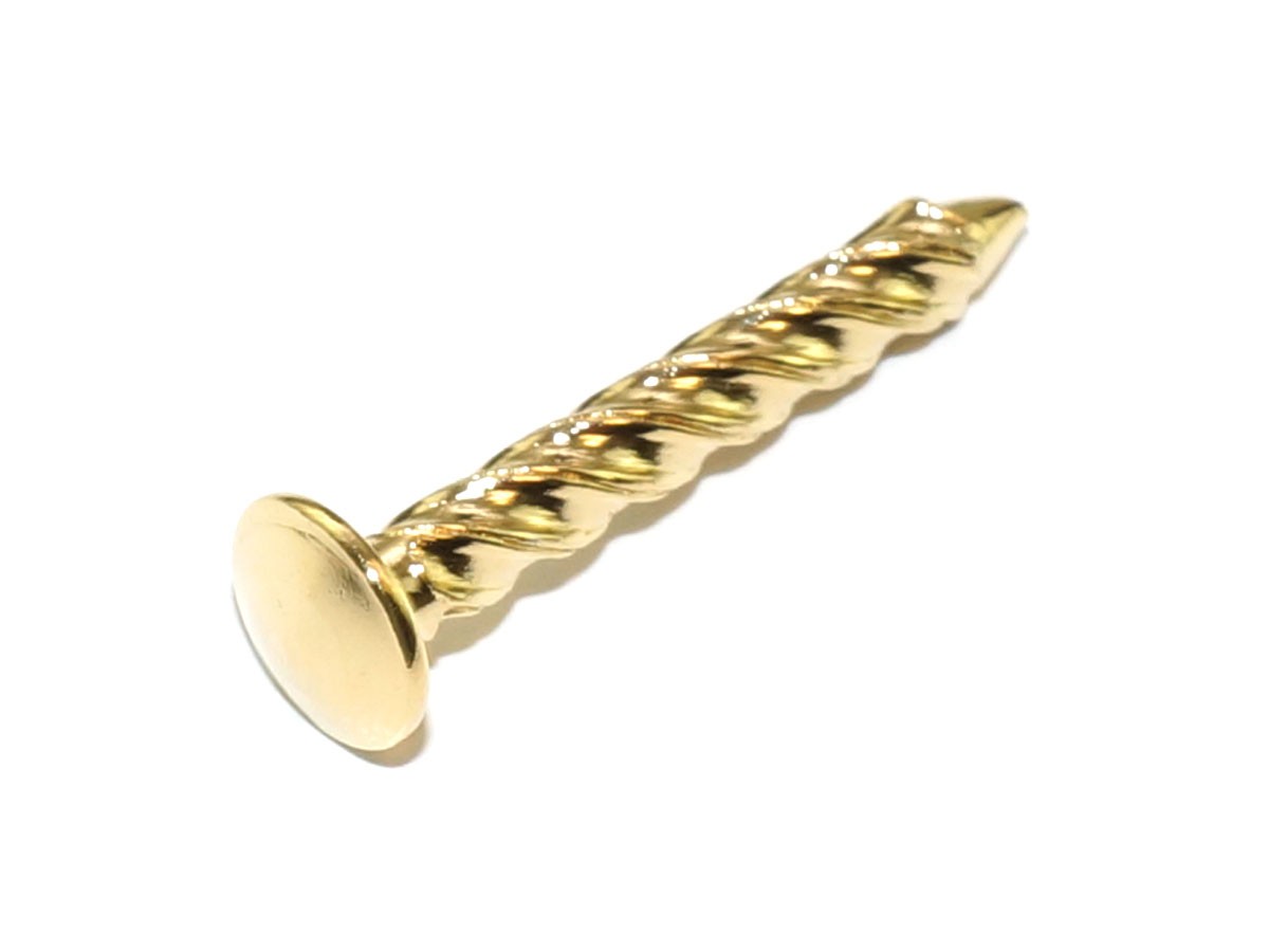 Spiral Nagel .15" dia. x 3/4" tr-hd, gold