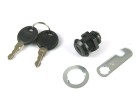 Lock Coin Door 7/8" (22mm) black