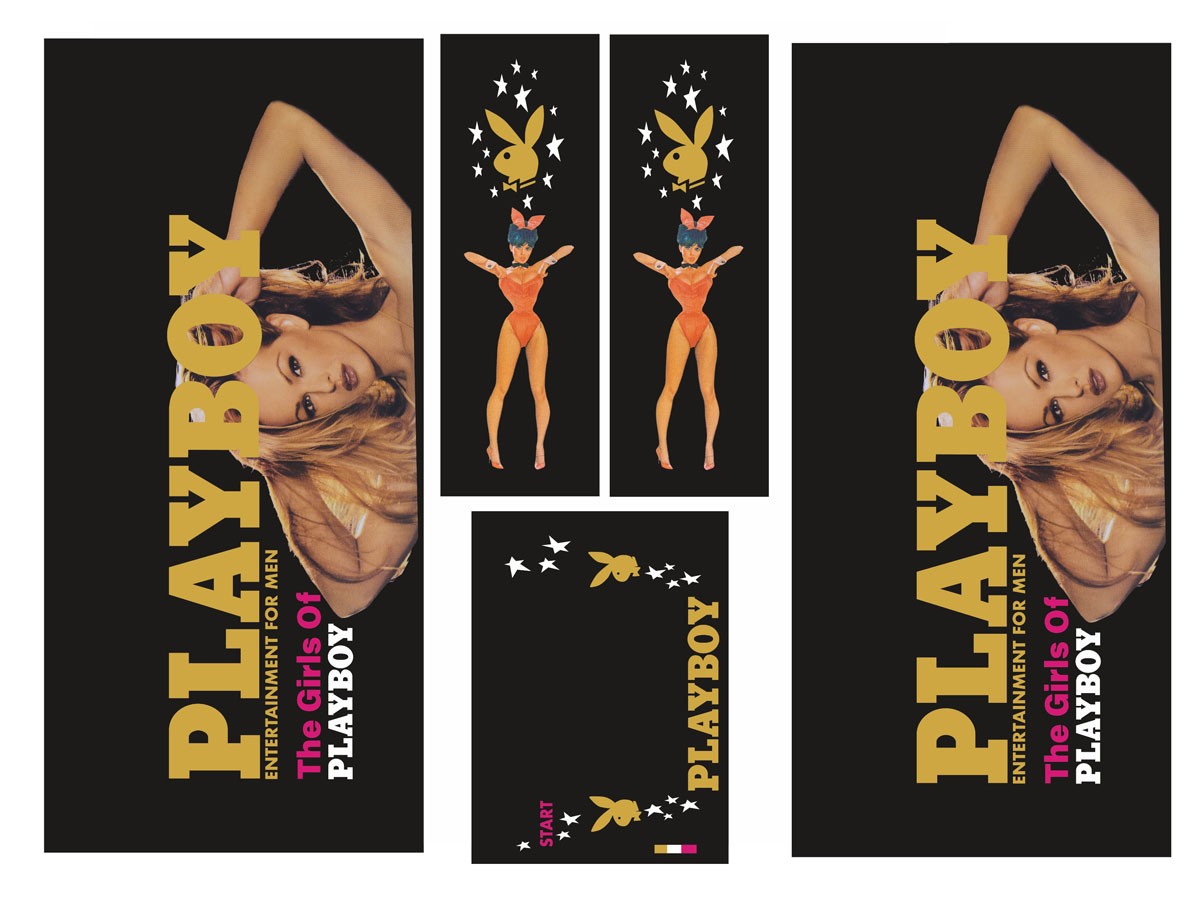 Cabinet Decal Set für Playboy