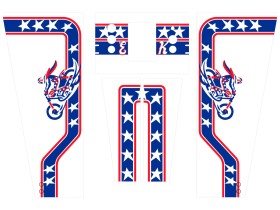 Cabinet Decal Set für Evel Knievel