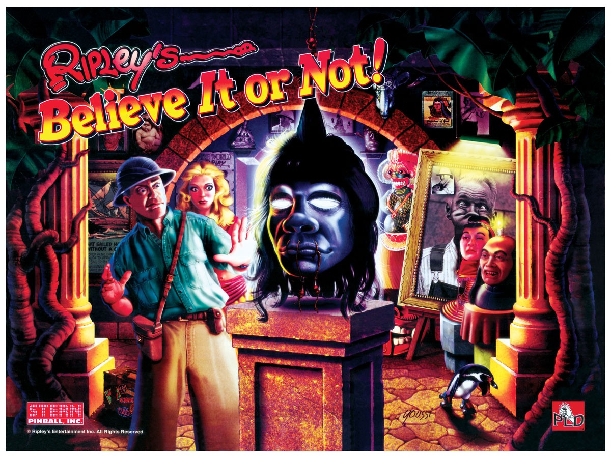 Translite for Ripley's Believe It or Not!