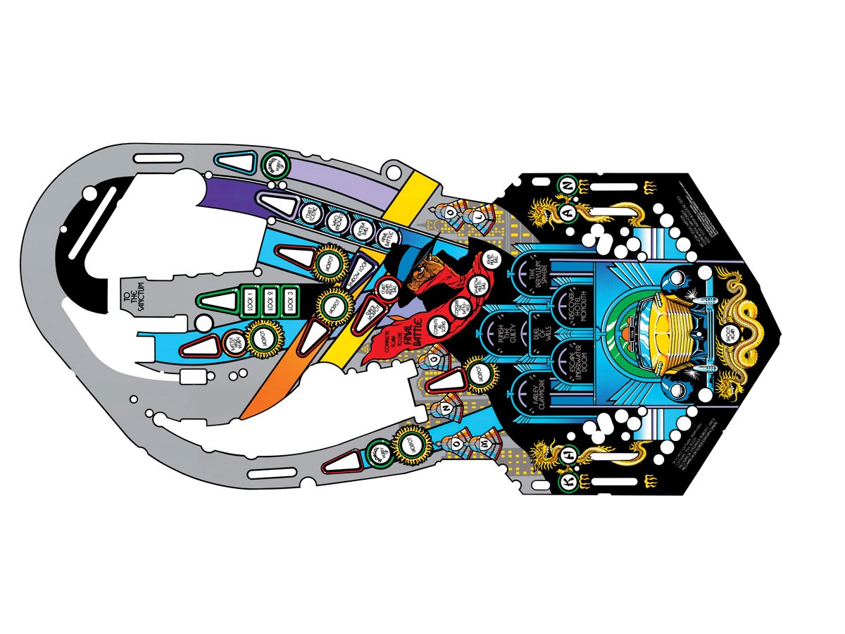 Playfield Overlay for The Shadow