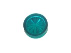 Insert 3/4" rund, teal transparent "Starburst"