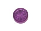 Insert 3/4" round, purple transparent "Starburst"