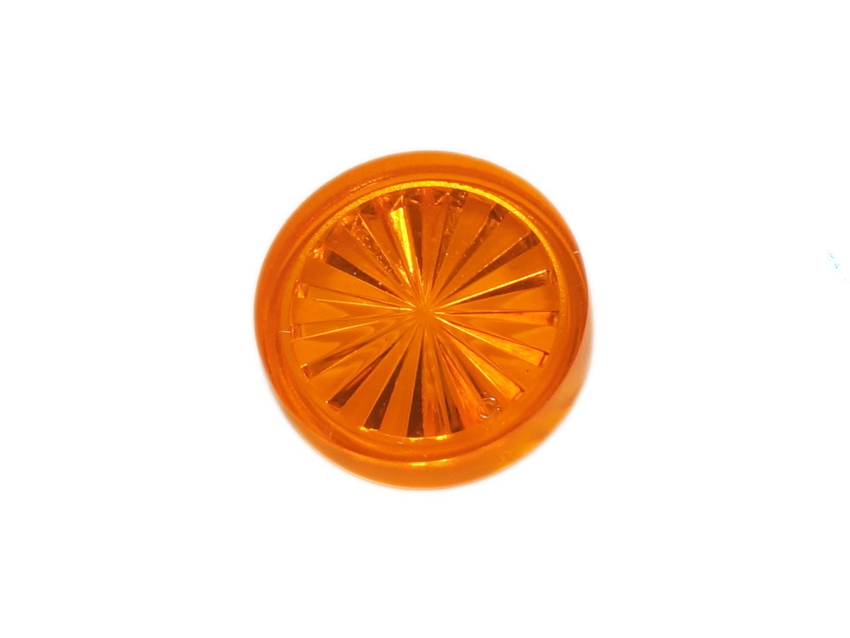 Insert 1" rund, orange transparent "Starburst"