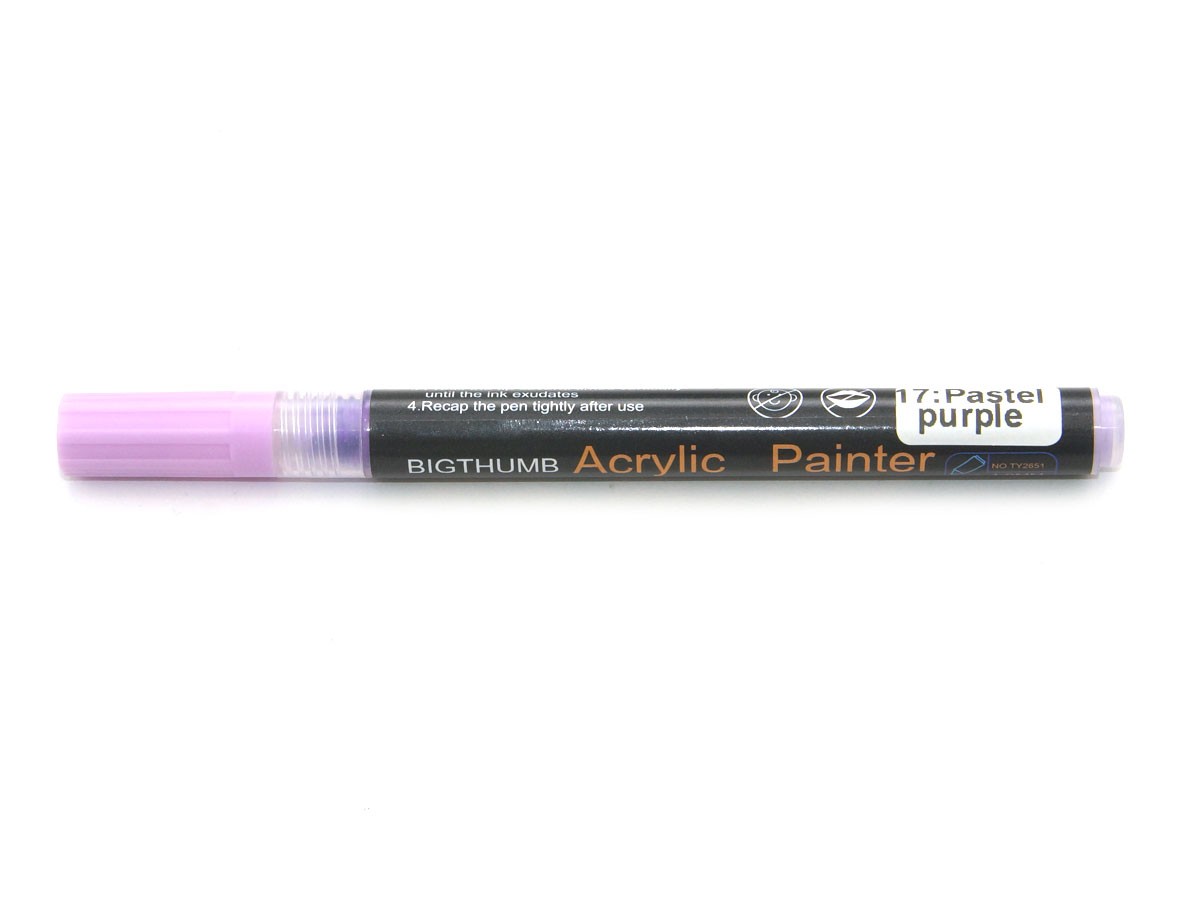 Bigthumb Acrylic Painter pastell lila Nr 17, 1 mm