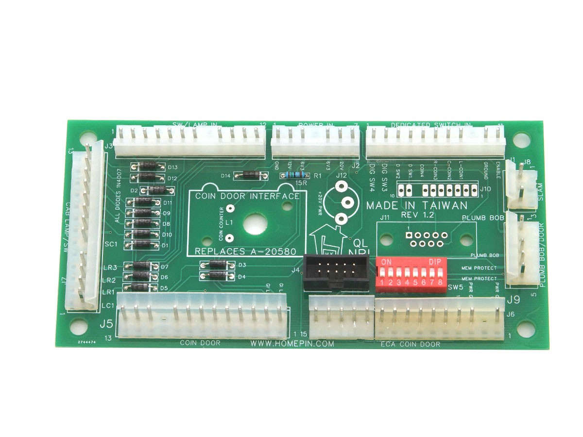 Coin Door Interface Board (A-20580)