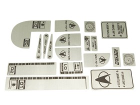 Metal Decal Set for Star Trek: The Next Generation