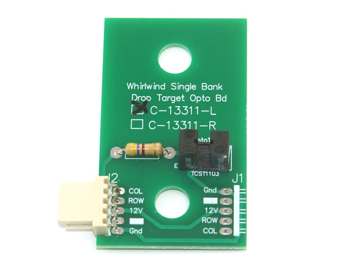 Drop Target Opto Board, links für Whirlwind