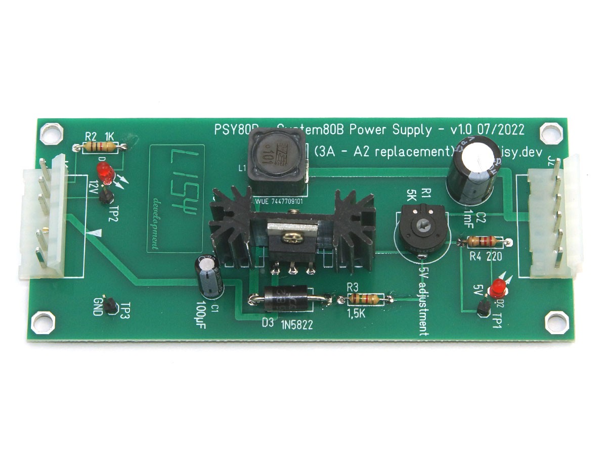 Power Supply Board for Gottlieb System 80b