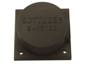 Switch Cover, black for Gottlieb