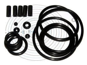 Rubber Set for Road Kings, premium black