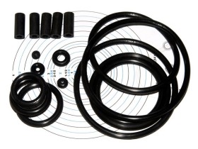 Rubber Set for Pirates of the Caribbean (Stern), premium black