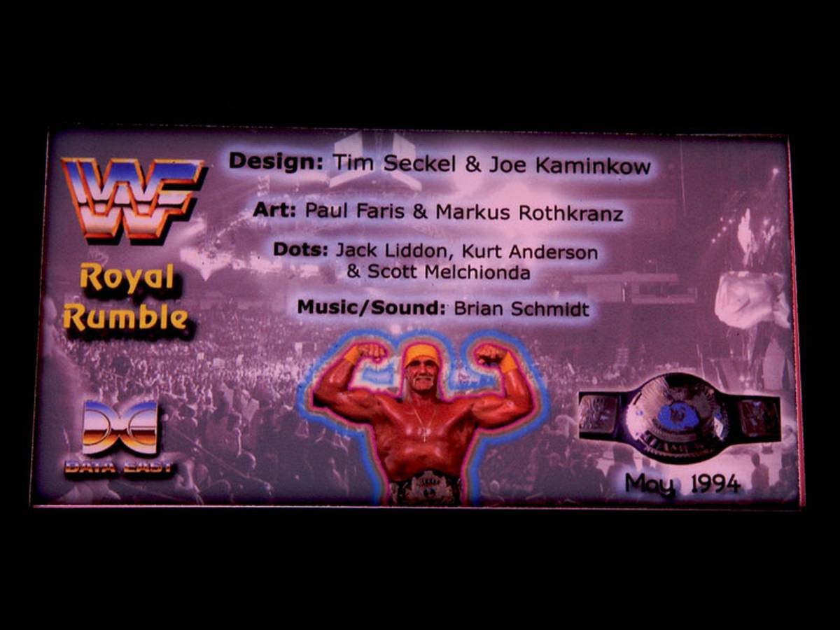 Custom Card für WWF Royal Rumble, transparent