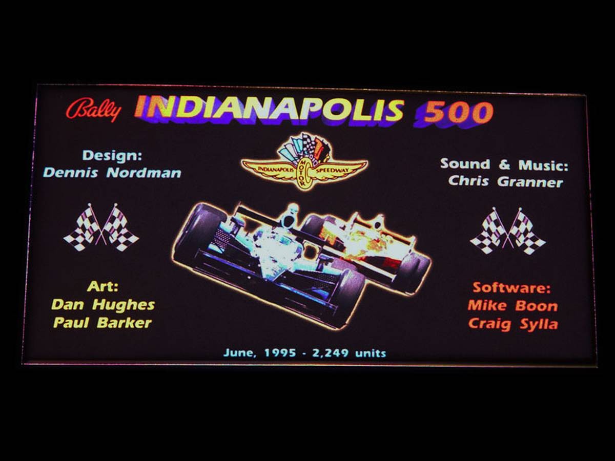 Custom Card für Indianapolis 500, transparent