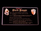 Instruction Card für Black Knight, transparent