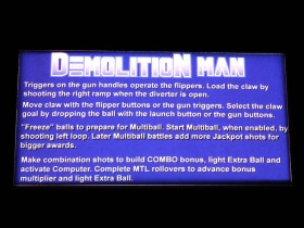 Instruction Card 2 for Demolition Man, transparent