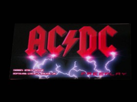 Custom Card for AC/DC, transparent