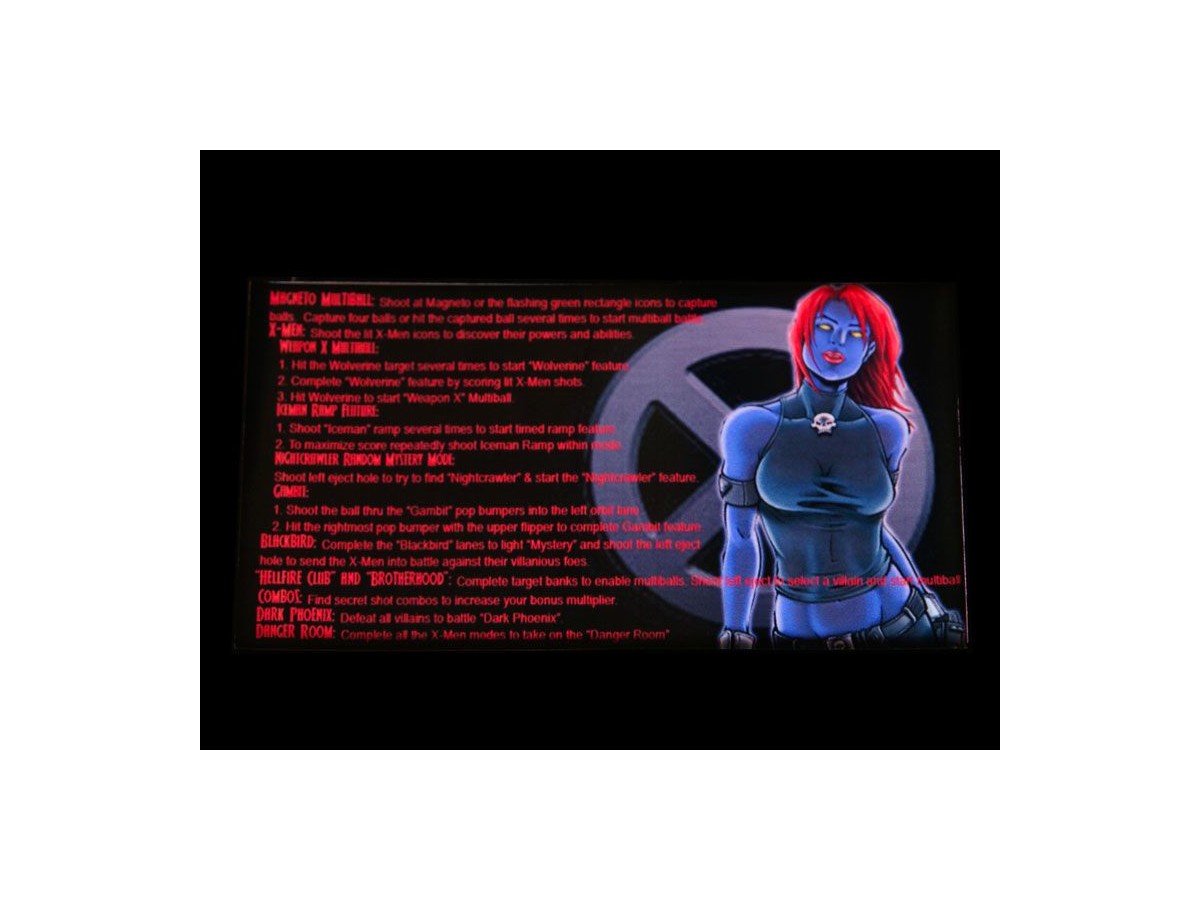 Instruction Card for X-Men (1), transparent