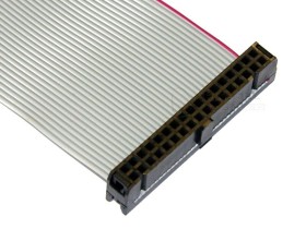 Ribbon Cable 34pin, 38cm (15"), 2 Connector