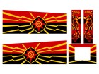 Cabinet Decal Set for Flash Gordon