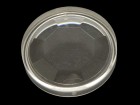 Insert 1 1/2" round, clear transparent