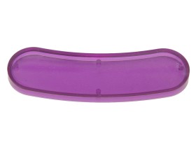 Insert 3 1/2 x 1" hotdog, lila transparent