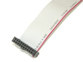 Ribbon Cable 20pin, 27cm (10,6"), 2 Connector