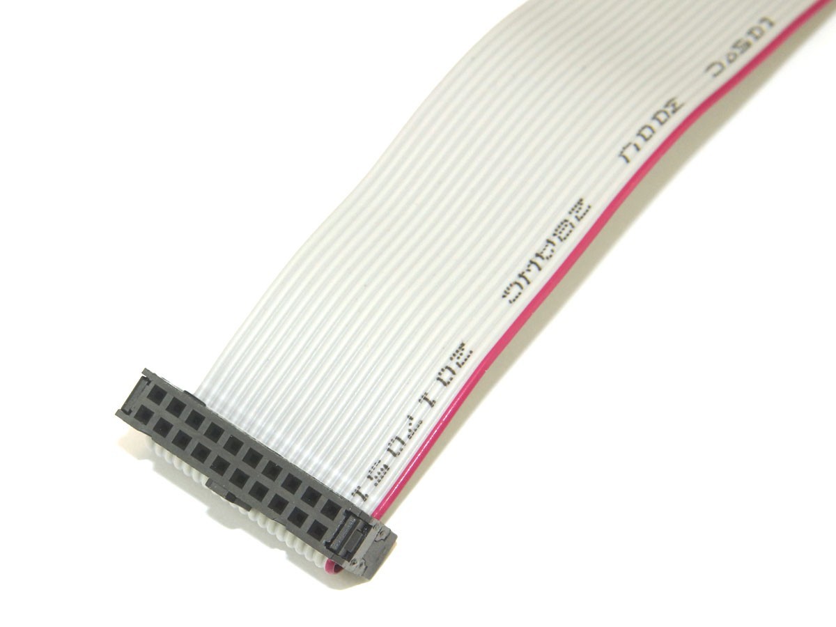 Ribbon Cable 20pin, 27cm (10,6"), 2 Connector