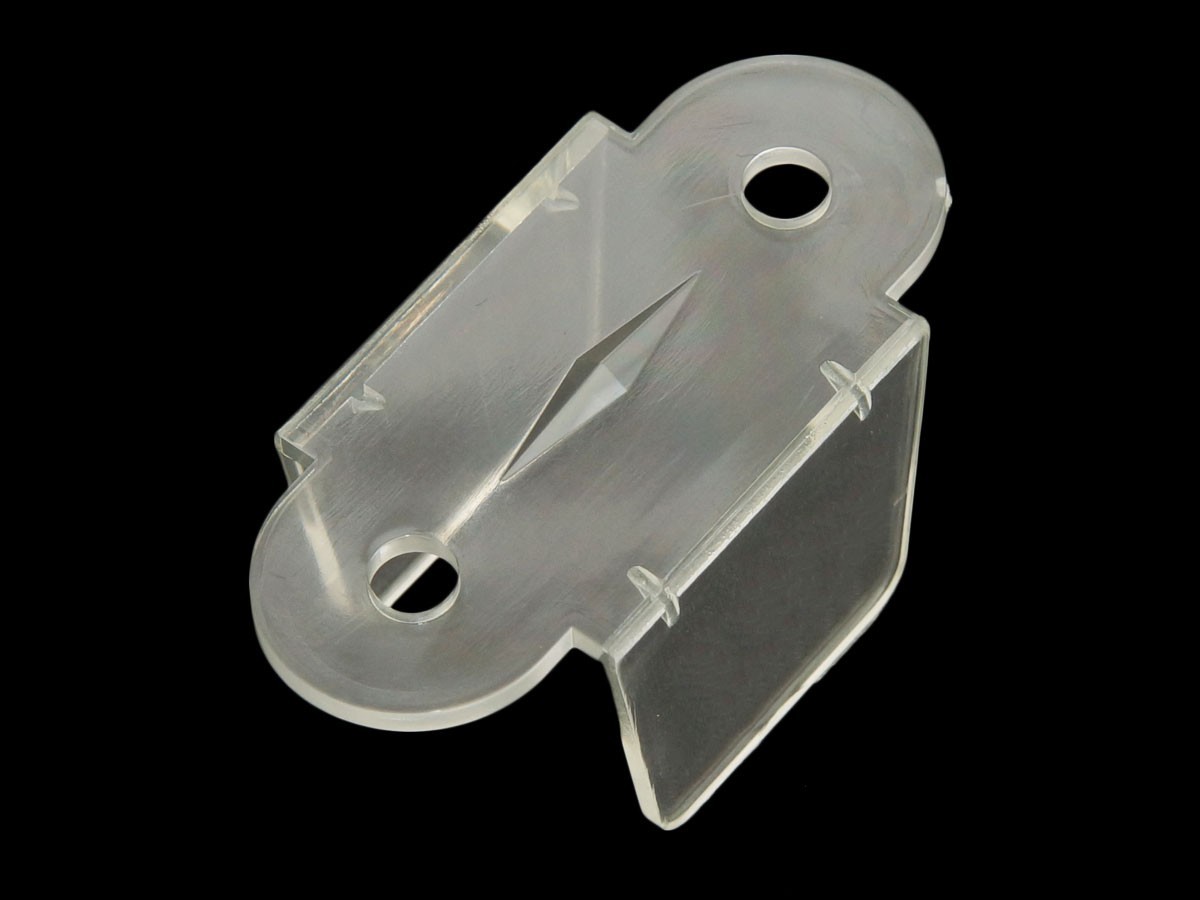 Lane Guide 1-3/4", clear transparent double sided (03-8204-9)