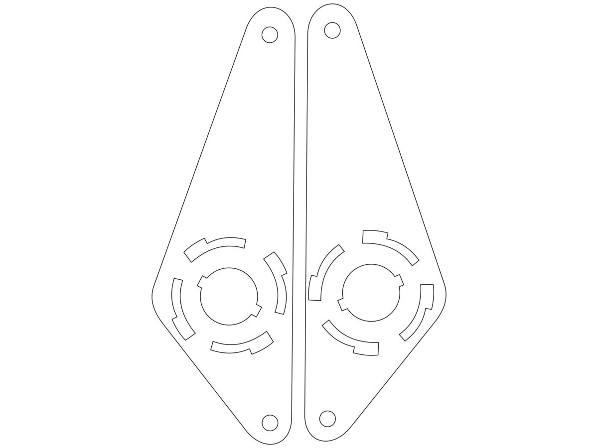 Clear Slingshot Plastics for Terminator 3