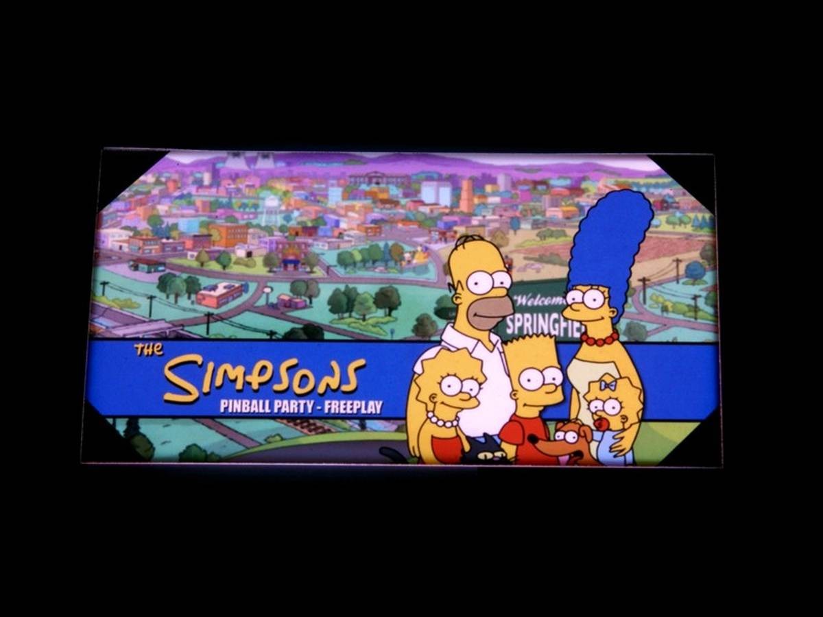 Custom Card for The Simpsons Pinball Party, transparent