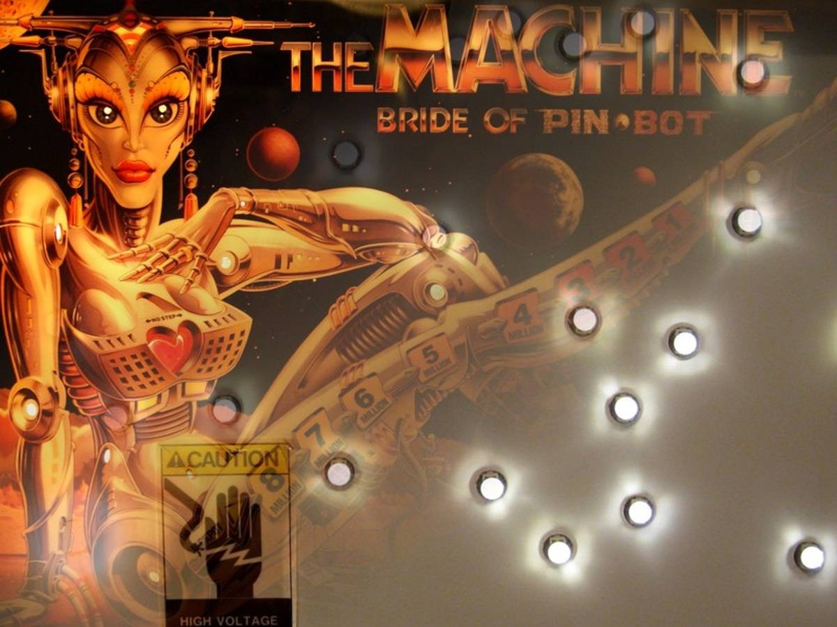 Noflix LED Backbox Set für The Machine: Bride of Pin·bot