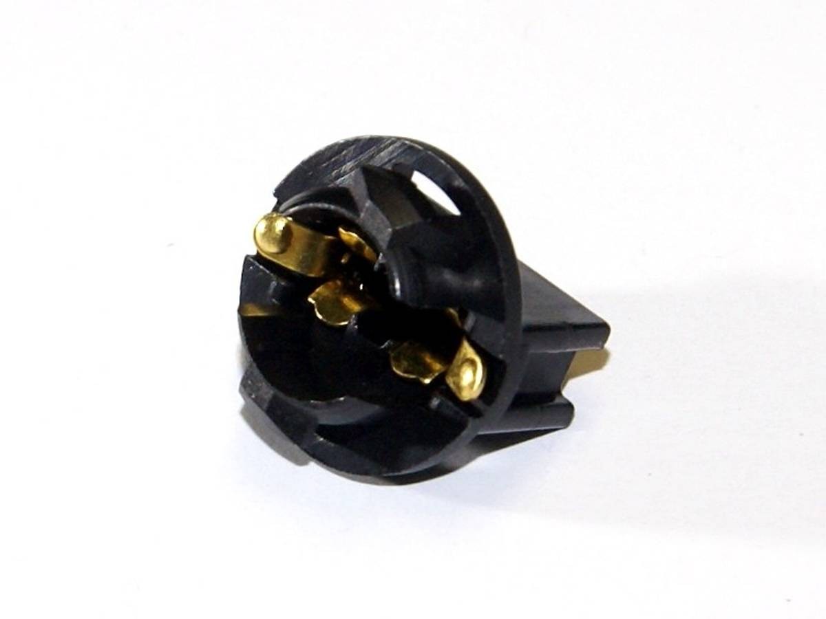 Lamp socket - wedge base, T10, 555