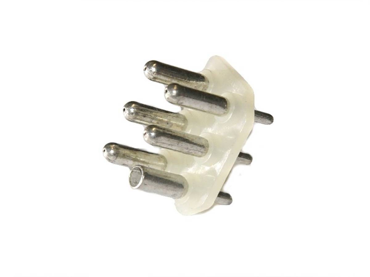 Molex Connector Jack, 6 Pin, 0.093"